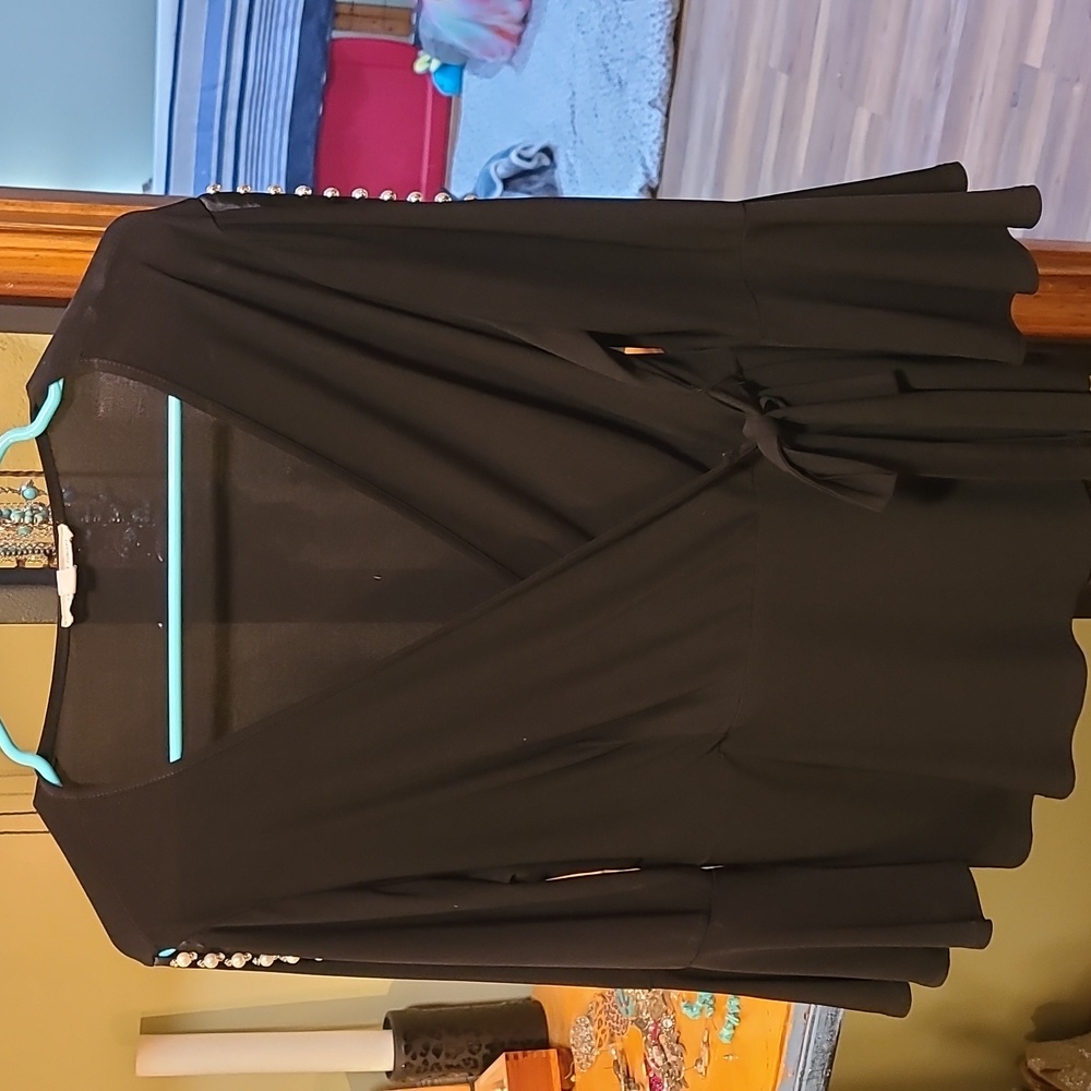 Black dress top